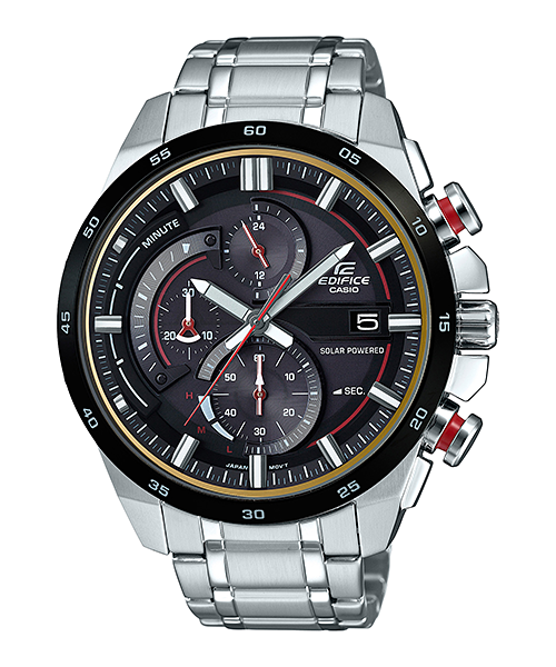 Casio Edifice Solar Chronograph Stainless Steel Chain Watch EQS-600DB-1A4UDF