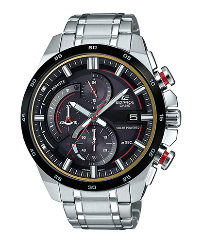 Casio Edifice Solar Chronograph Stainless Steel Chain Watch EQS-600DB-1A4UDF