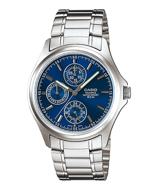 Casio Enticer Multifunction Chain Watch MTP-1246D-2AVDF