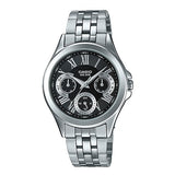 Casio Enticer Multifunction Ladies Chain Watch LTP-E308D-1AVDF