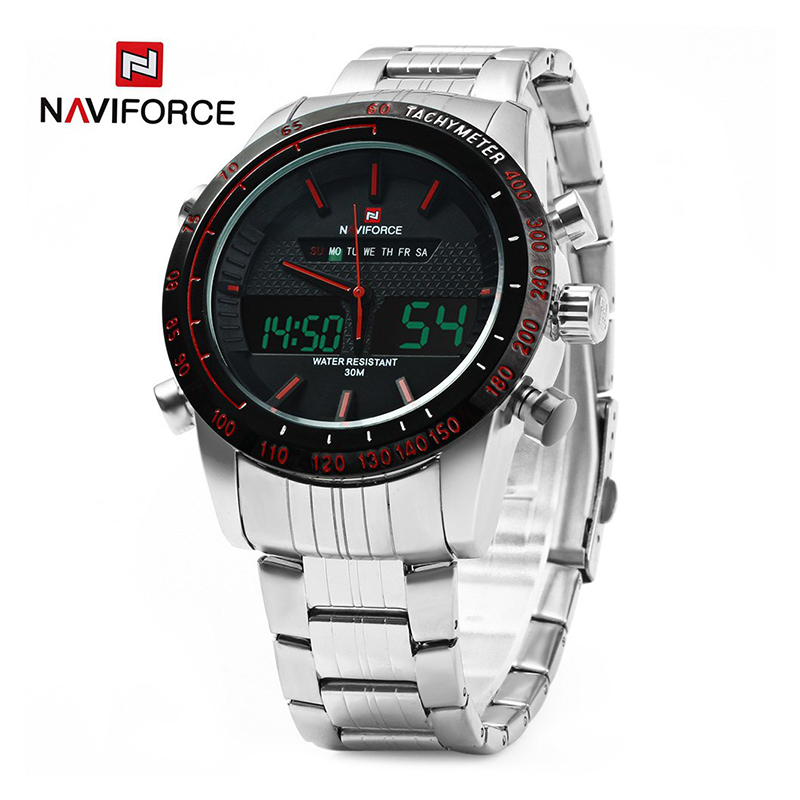 Naviforce Dual Time Chain Watch