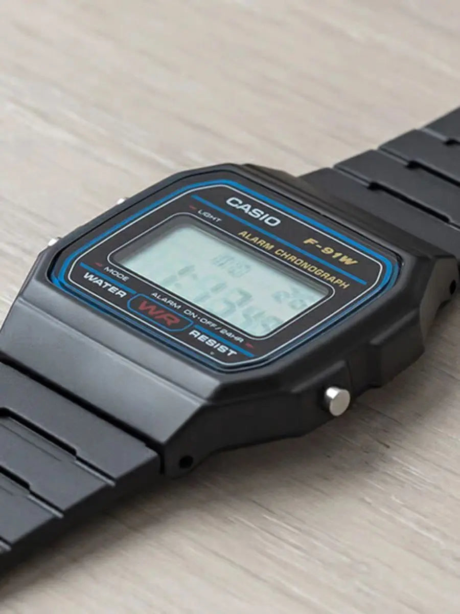 Casio F-91W Digital Watch – Vintage Look, Premium Quality