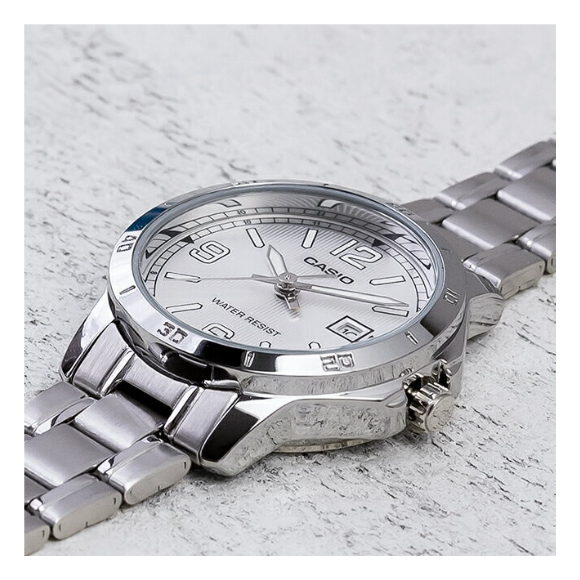 Casio Standard Date Chain Watch MTP-V004D-7B2UDF