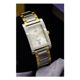 Casio Beside Date Stainless Steel Two Tone Chain Watch BEM-100SG-7AVDF