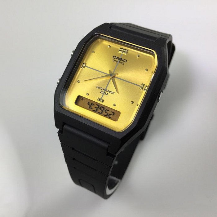 Casio Vintage Dual Time Resin Belt Watch AW-48HE-9AVDF
