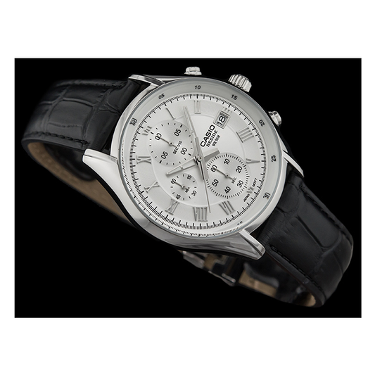 Casio Beside Chronograph Leather Belt Watch BEM-512L-7AVDF