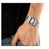 Casio Vintage Data Bank Silver Chain Watch DB-380-1DF