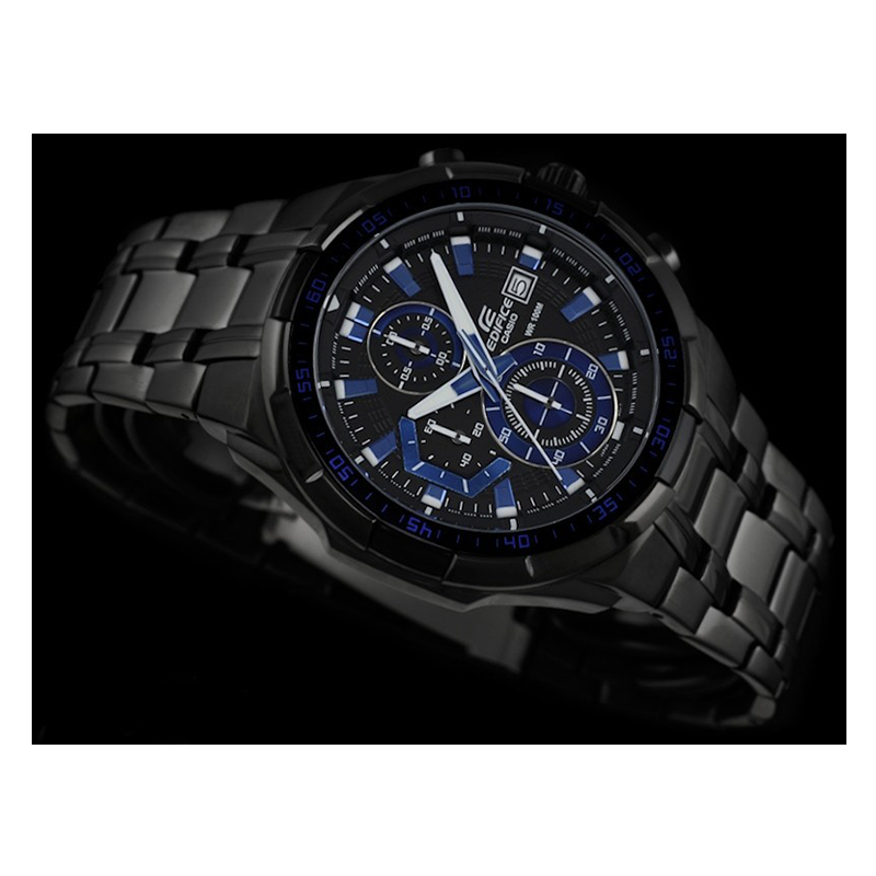 Casio Edifice Chronograph Chain Watch EFR-539BK-1A2VUDF