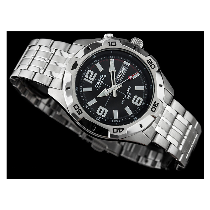 Casio Standard Day Date Chain Watch MTD-1082D-1AVDF