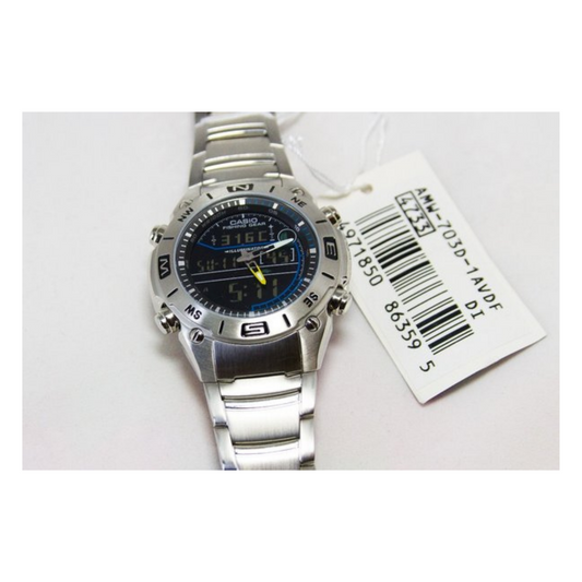 Casio Youth Fishing Gear Stainless Steel Chain Watch AMW-703D-1AVDF