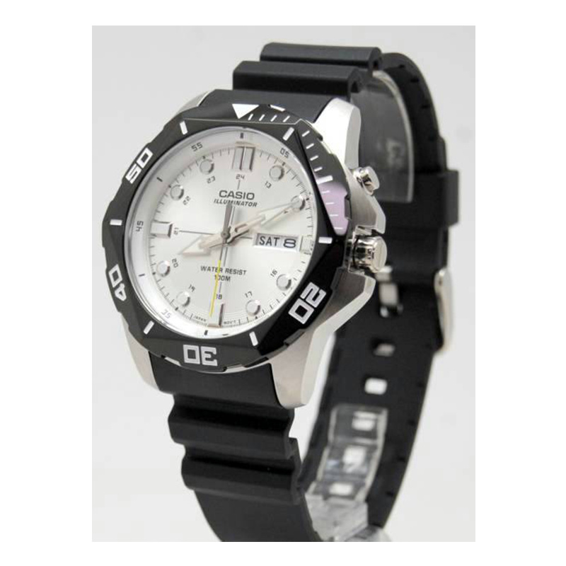 Casio Standard Day Date Resin Belt Watch MTD-1080-7AVDF