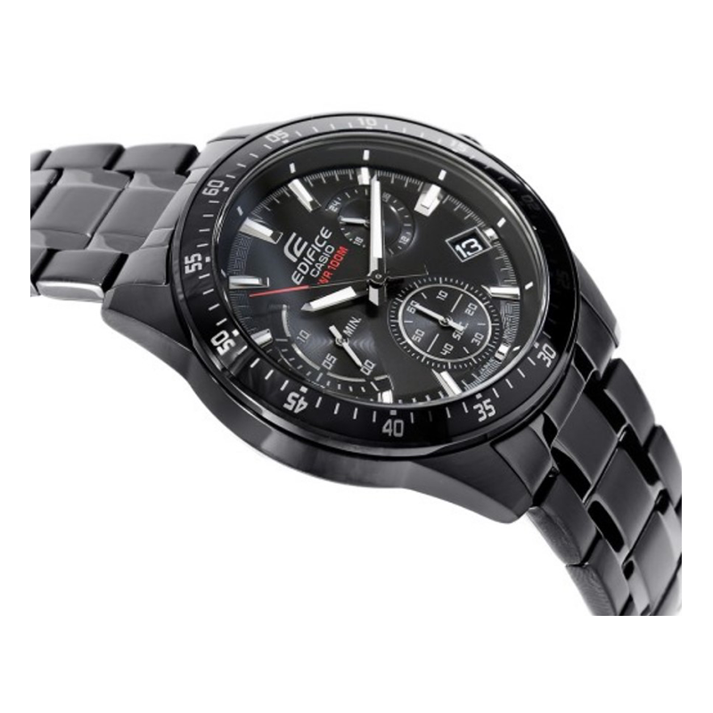Casio Edifice Chronograph Stainless Steel Black Chain Watch EFV-540DC-1AVUDF