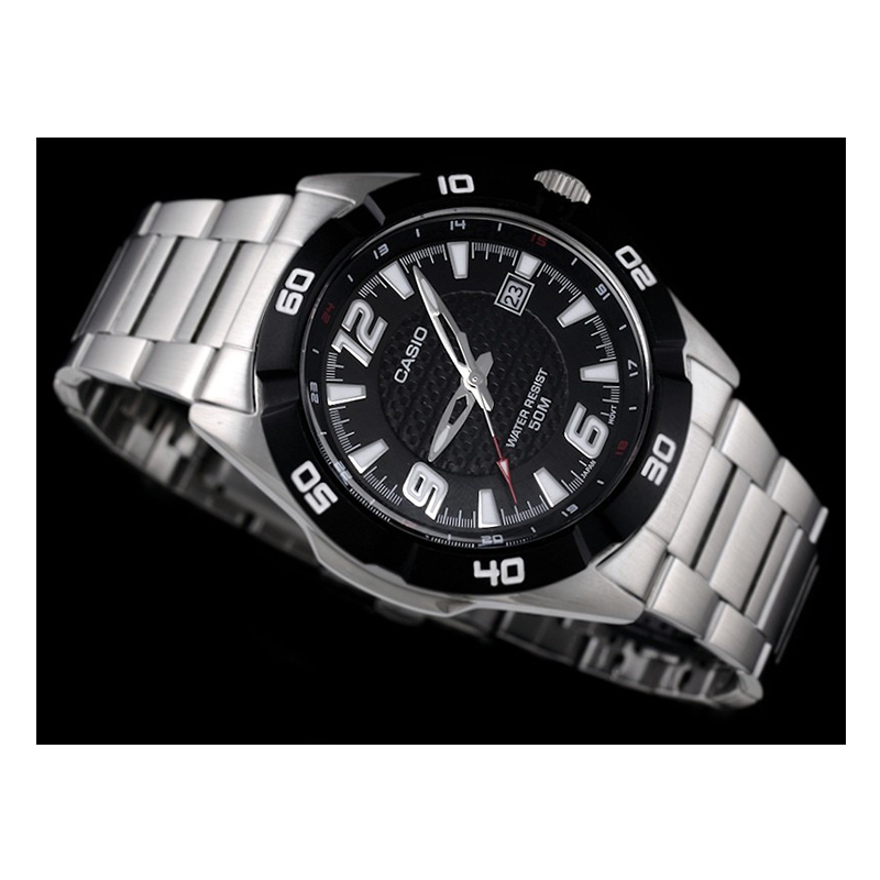 Casio Enticer Date Chain Watch MTP-1292D-1AVDF