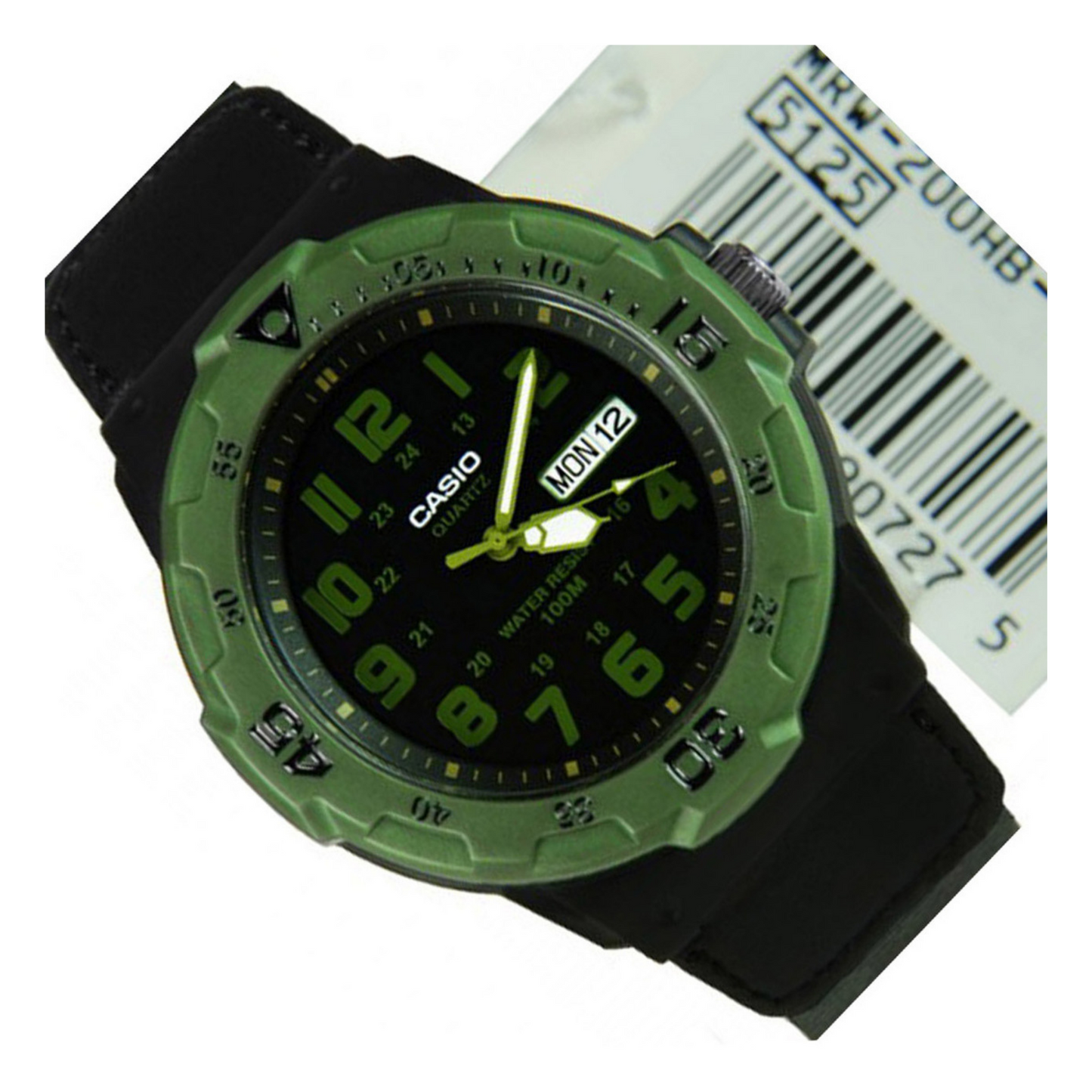 Casio Youth Day Date Nylon Belt Watch MRW-200HB-1BVDF