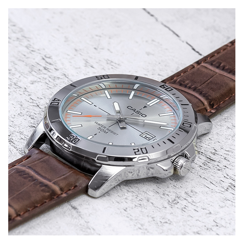 Casio Enticer Date Belt Watch MTP-VD01L-8EVUDF