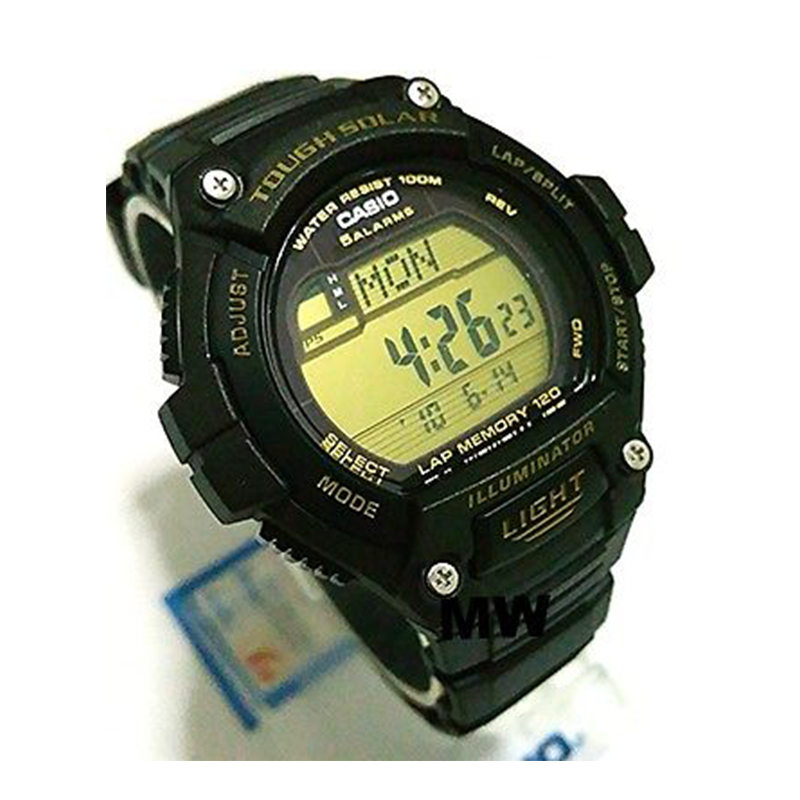 Casio Youth Tough Solar Digital Resin Belt Watch W-S220-9AVDF