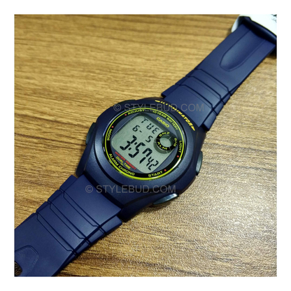 Casio Youth Dual Time Resin Belt Watch F-200W-2BDF