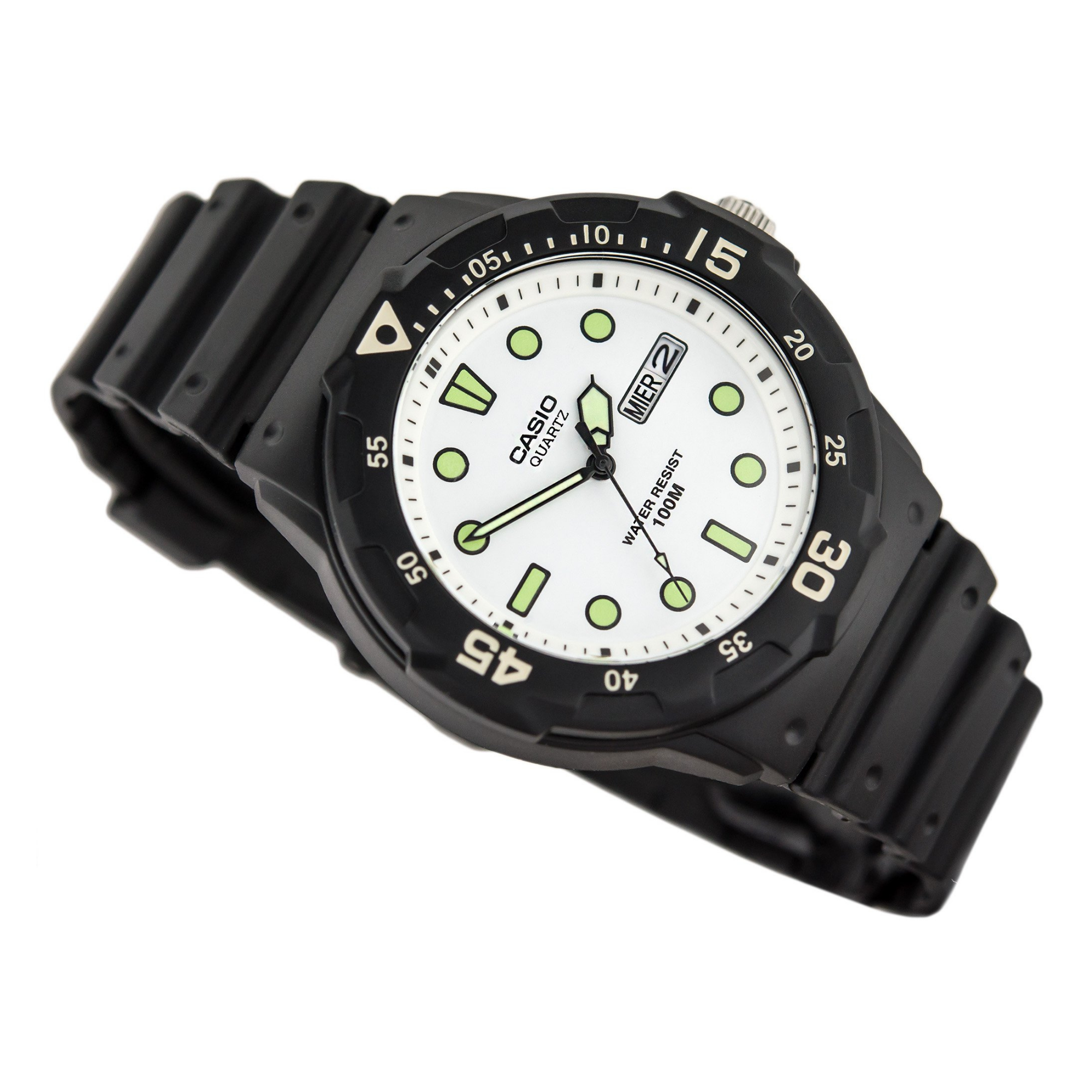 Casio Youth Day Date Resin Belt Watch MRW-200H-7EVDF
