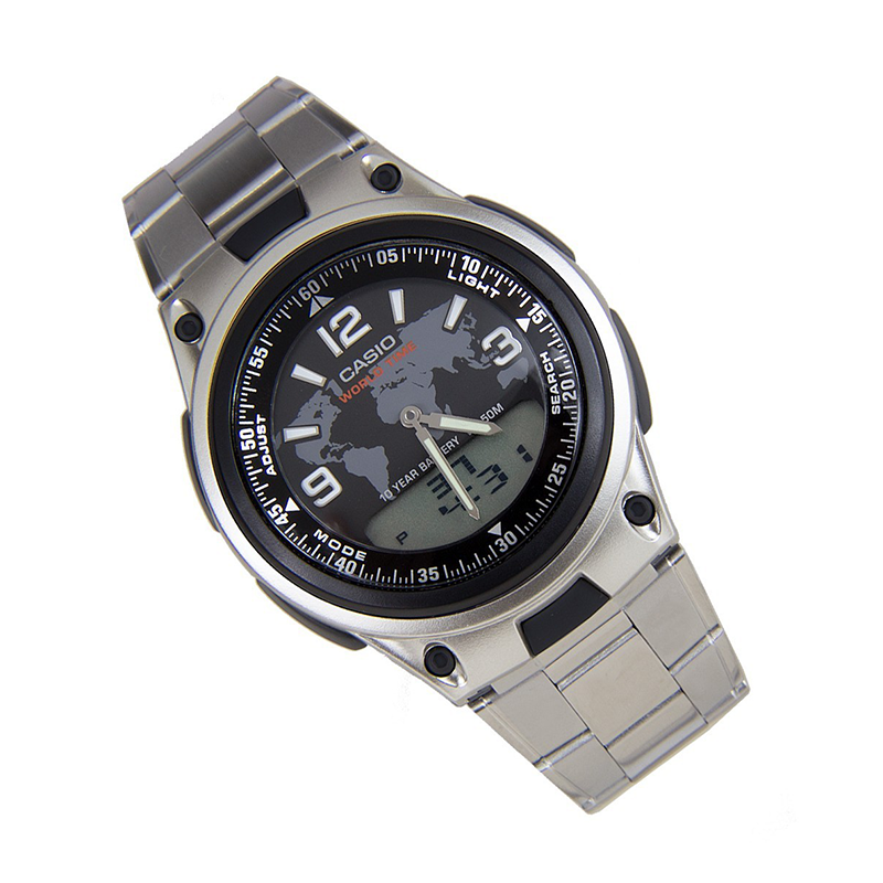 Casio Youth Dual Time Chain Watch AW-80D-1A2VDF