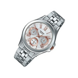 Casio Enticer Multifunction Ladies Chain Watch LTP-E308D-7AVDF