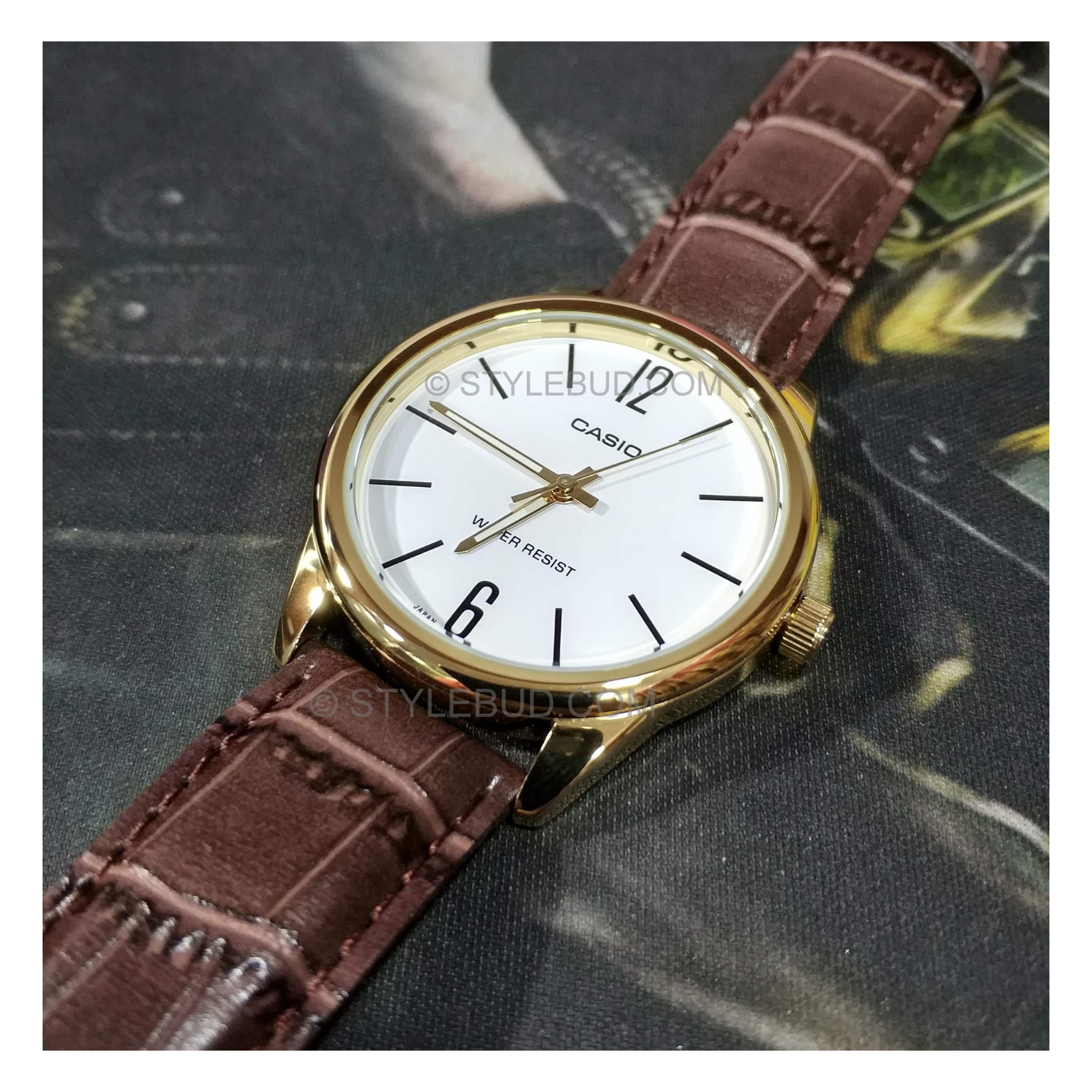 Casio Standard Belt Watch MTP-V005GL-7BUDF