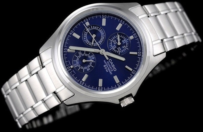 Casio Enticer Multifunction Chain Watch MTP-1246D-2AVDF