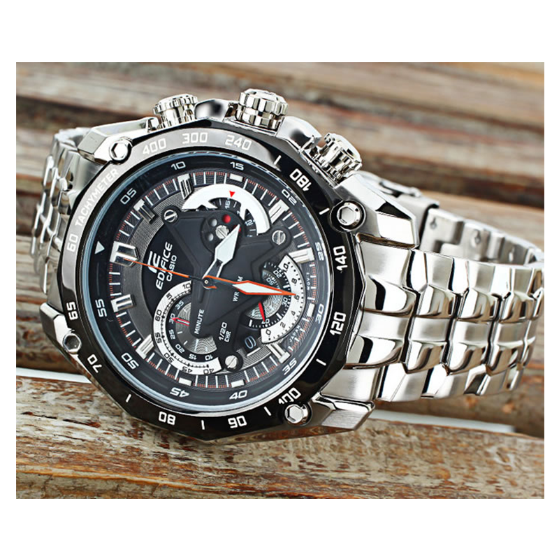 Casio Edifice Chronograph Chain Watch EF-550D-1AVUDF