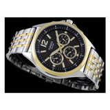 Casio Enticer Multifunction Stainless Steel Two Tone Chain Watch MTP-E303SG-1AVDF