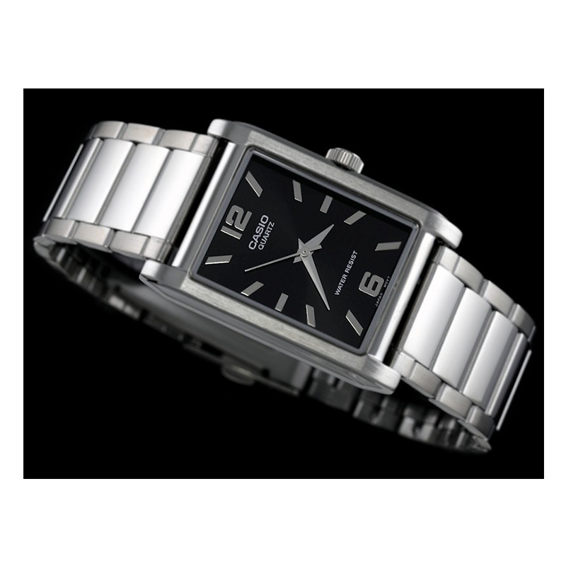 Casio Enticer Silver Chain Watch MTP-1235D-1ADF