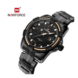 Naviforce Date Black Chain Watch NF9079M