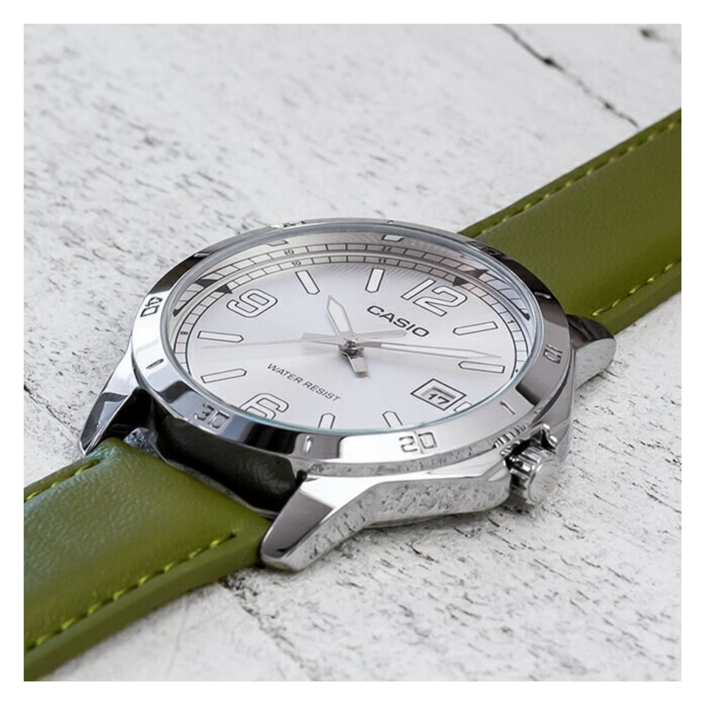 Casio Standard Date Belt Watch MTP-V004L-3BUDF