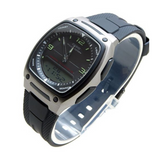 Casio Youth Dual Time Resin Belt Watch AW-81-1A1VDF