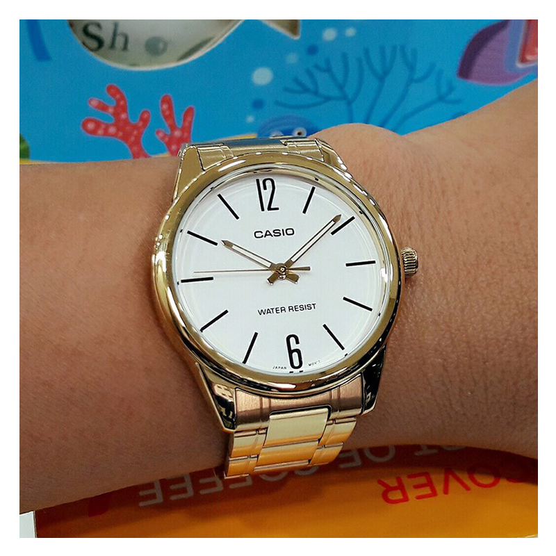 Casio Standard Golden Chain Watch MTP-V005G-7BUDF