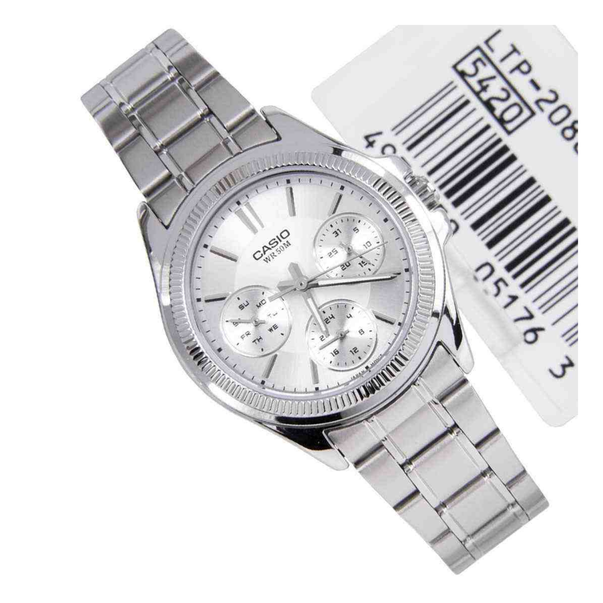 Casio Enticer Multifunction Ladies Chain Watch LTP-2088D-7AVDF