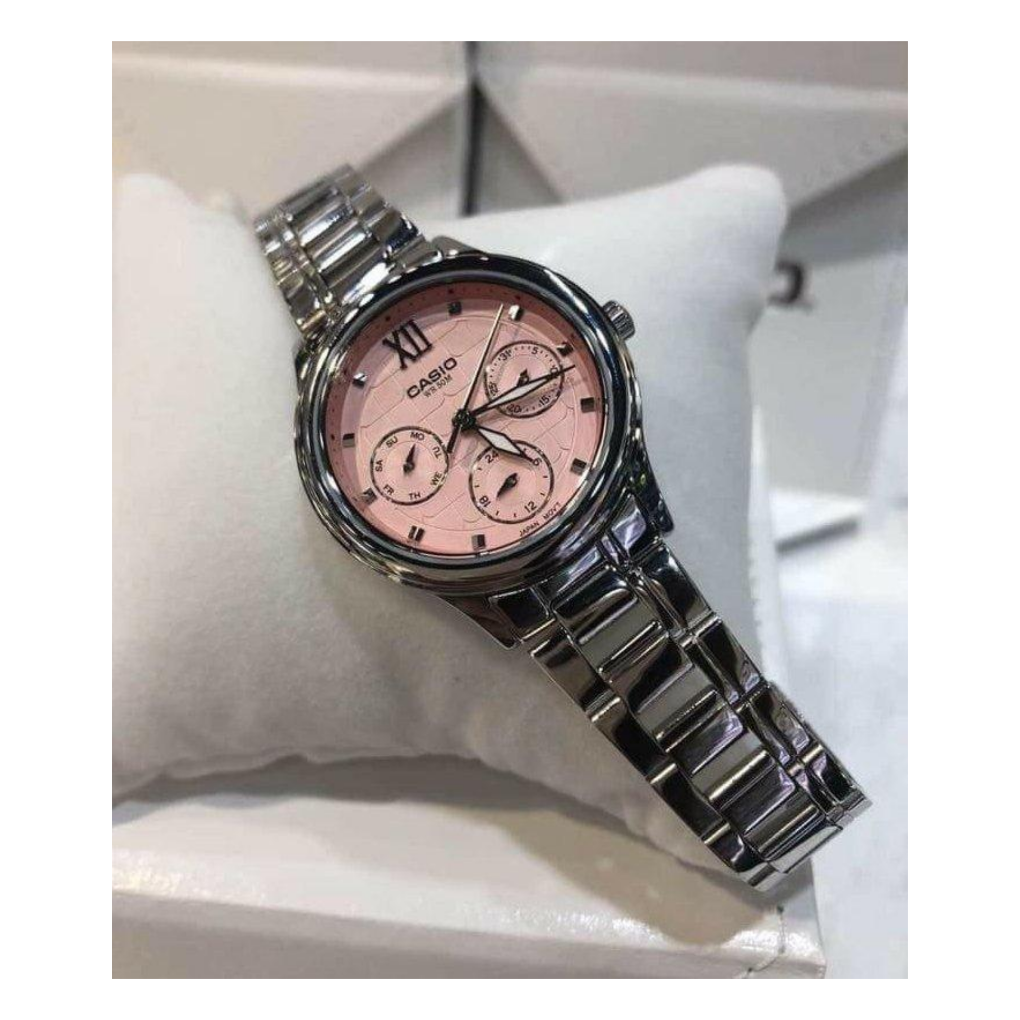 Casio Enticer Multifunction Ladies Chain Watch LTP-E306D-4AVDF