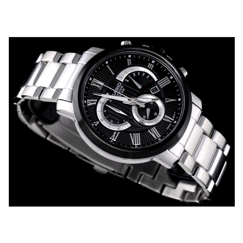 Casio Beside Chronograph Stainless Steel Chain Watch BEM-506CD-1AVDF