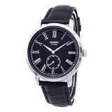 Casio Enticer Side Second Leather Belt Watch MTP-E150L-1BVDF