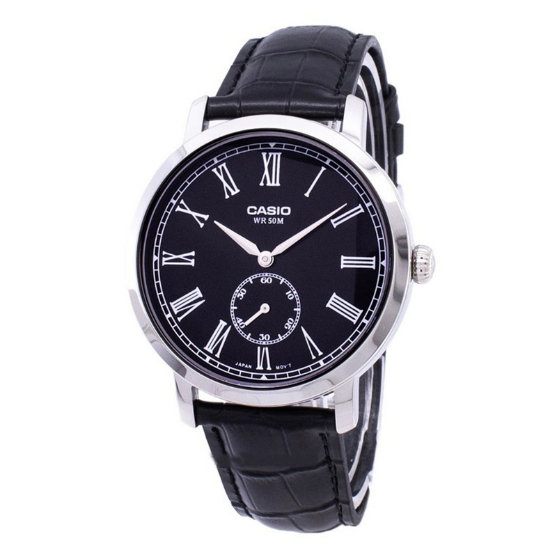 Casio Enticer Side Second Leather Belt Watch MTP-E150L-1BVDF