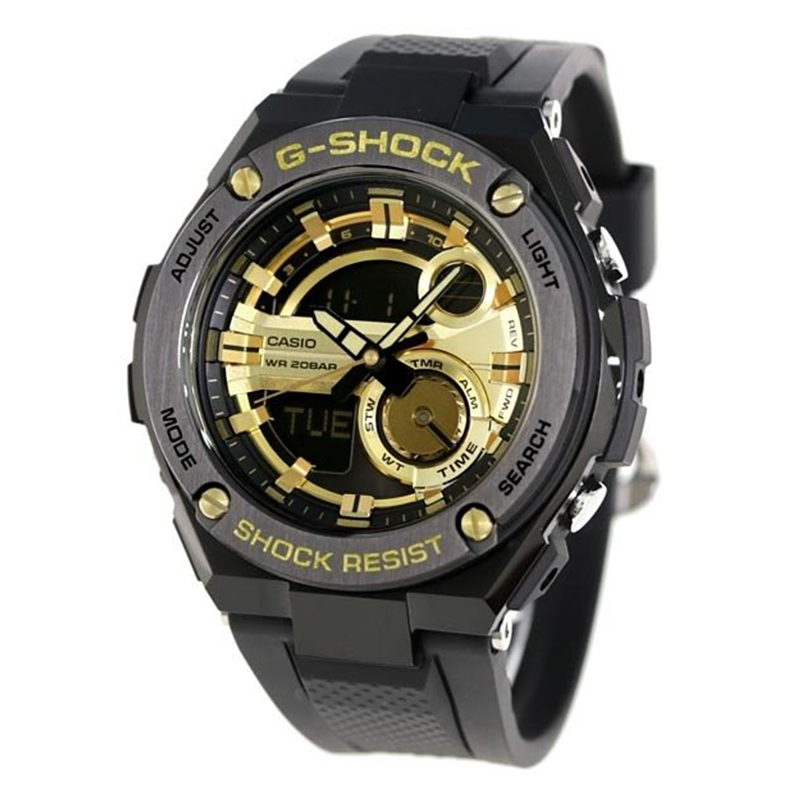 Casio G-Shock G-Steel Resin Belt Watch GST-210B-1A9DR