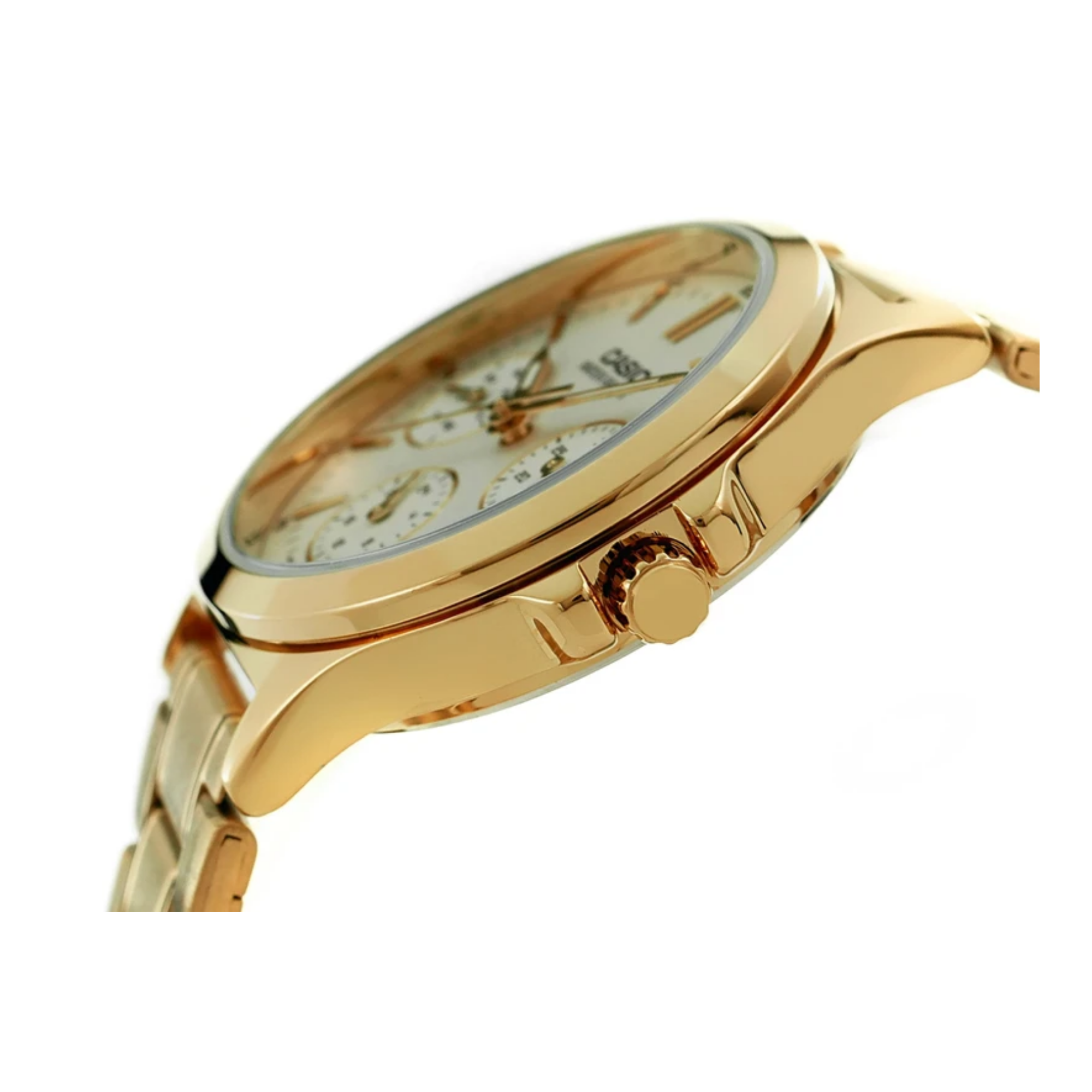 Casio Enticer Multifunction Golden Ladies Chain Watch LTP-V300G-7AUDF