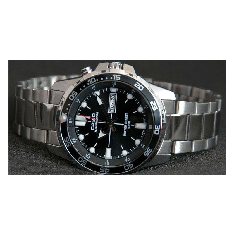 Casio Standard Day Date Chain Watch MTD-1079D-1AVDF