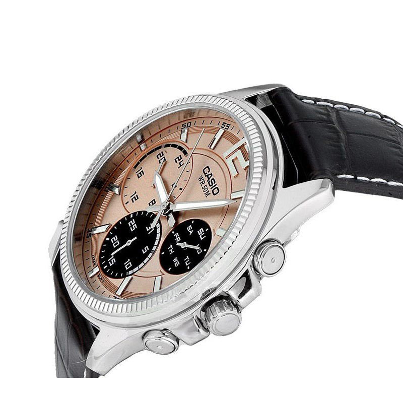 Casio Enticer Multifunction Leather Belt Watch MTP-E305L-5AVDF