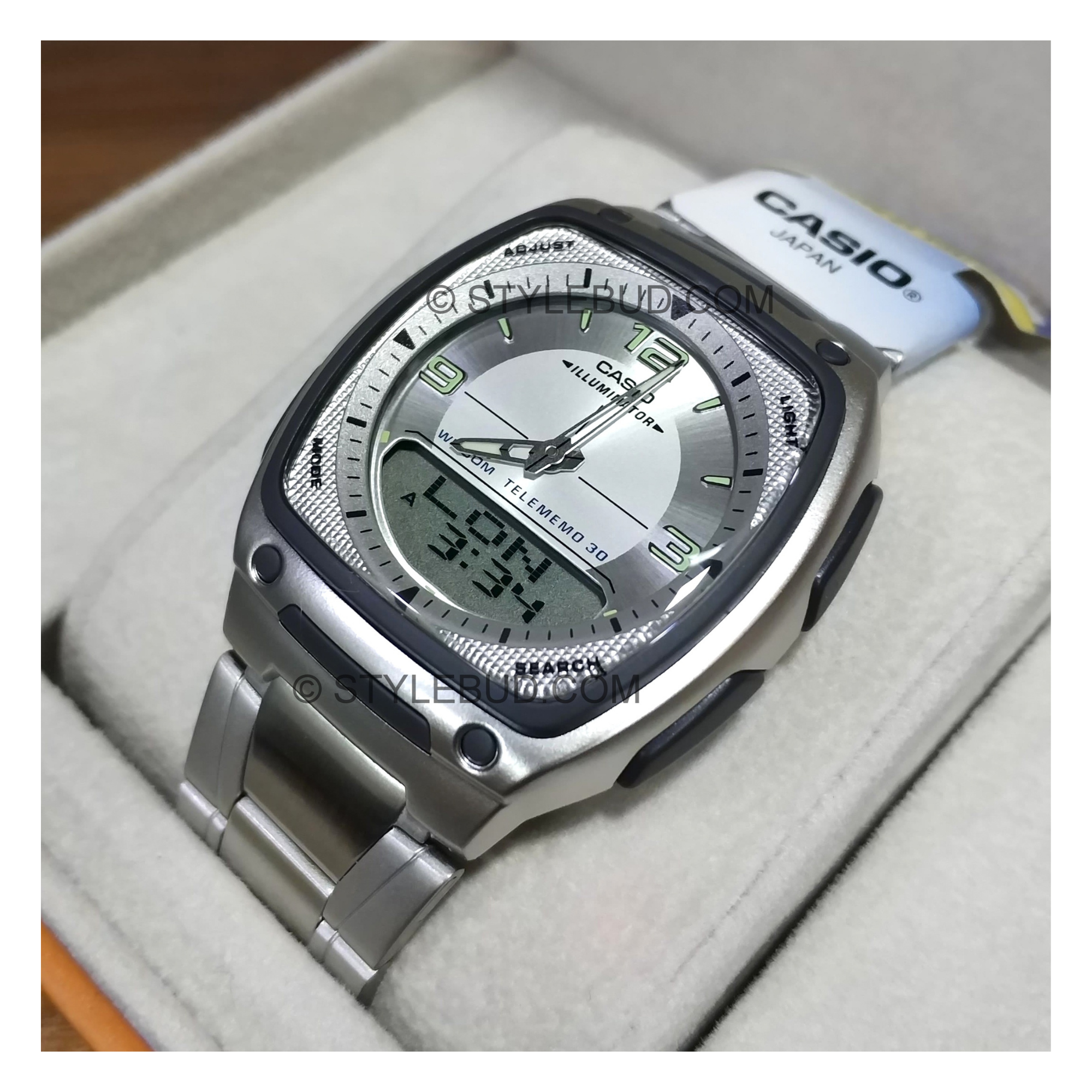 Casio Youth Dual Time Chain Watch AW-81D-7AVDF