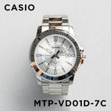 Casio Enticer Date Chain Watch MTP-VD01D-7CVUDF