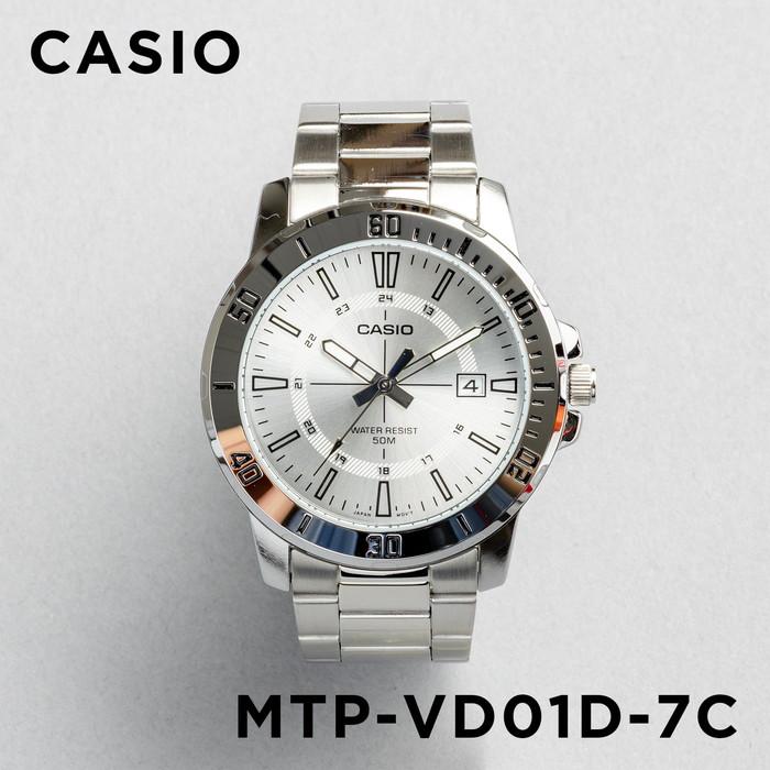 Casio Enticer Date Chain Watch MTP-VD01D-7CVUDF