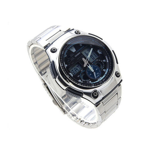 Casio Youth Dual Time Chain Watch AQ-190WD-1AVDF