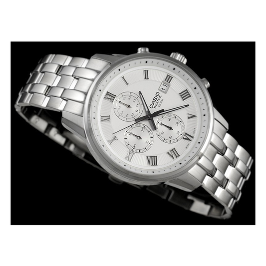 Casio Beside Chronograph Stainless Steel Chain Watch BEM-511D-7AVDF