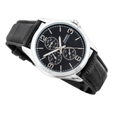 Casio Enticer Multifunction Silver Belt Watch MTP-V301L-1AUDF