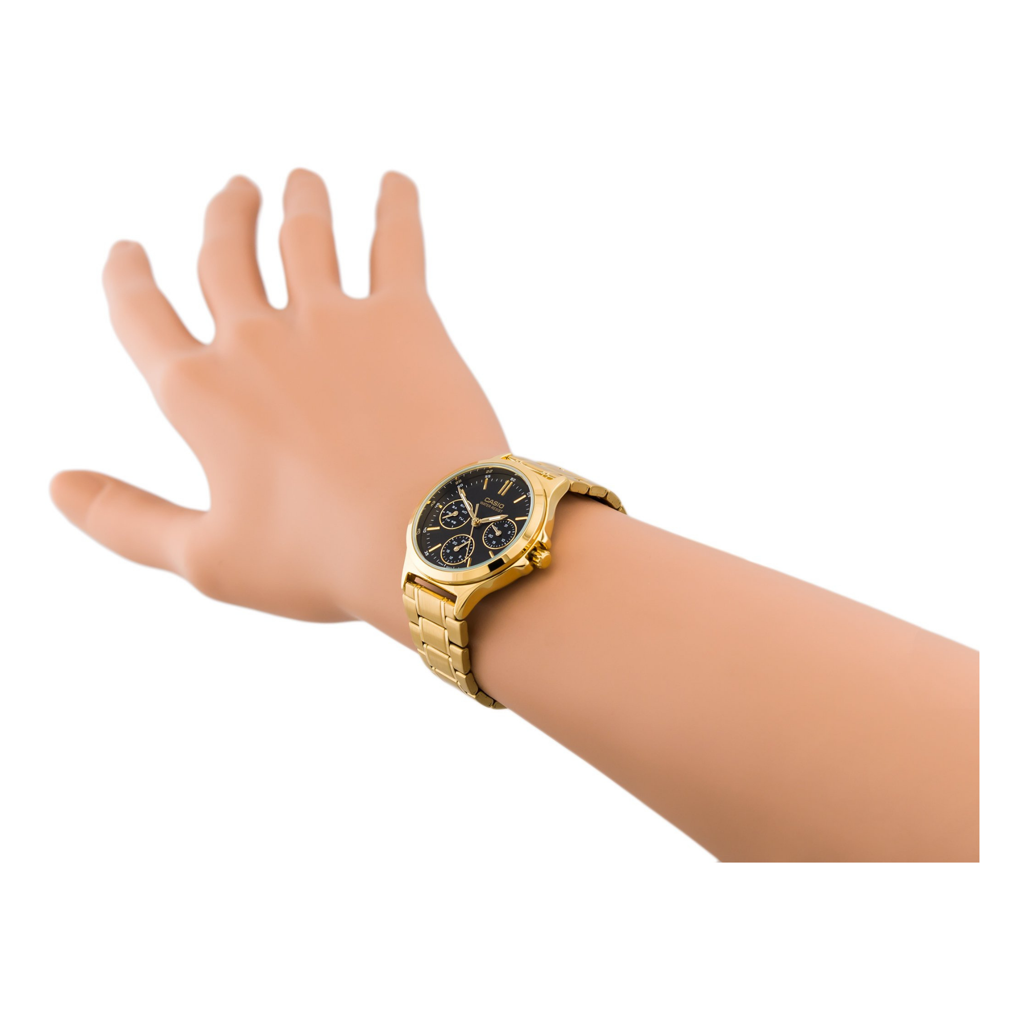 Casio Enticer Multifunction Golden Ladies Chain Watch LTP-V300G-1AUDF