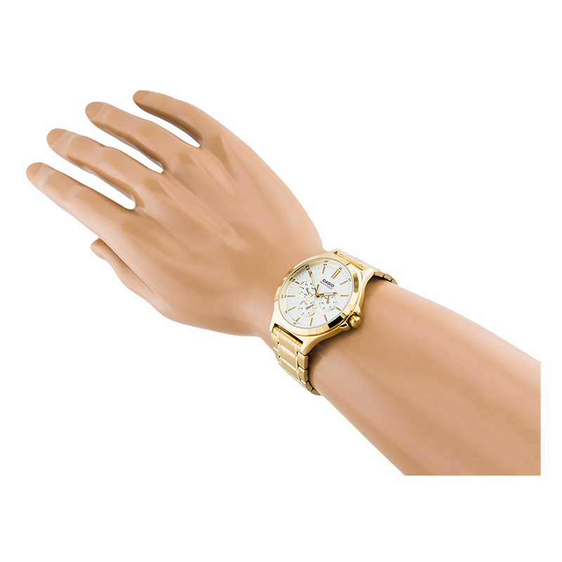 Casio Enticer Multifunction Golden Chain Watch MTP-V300G-7AUDF